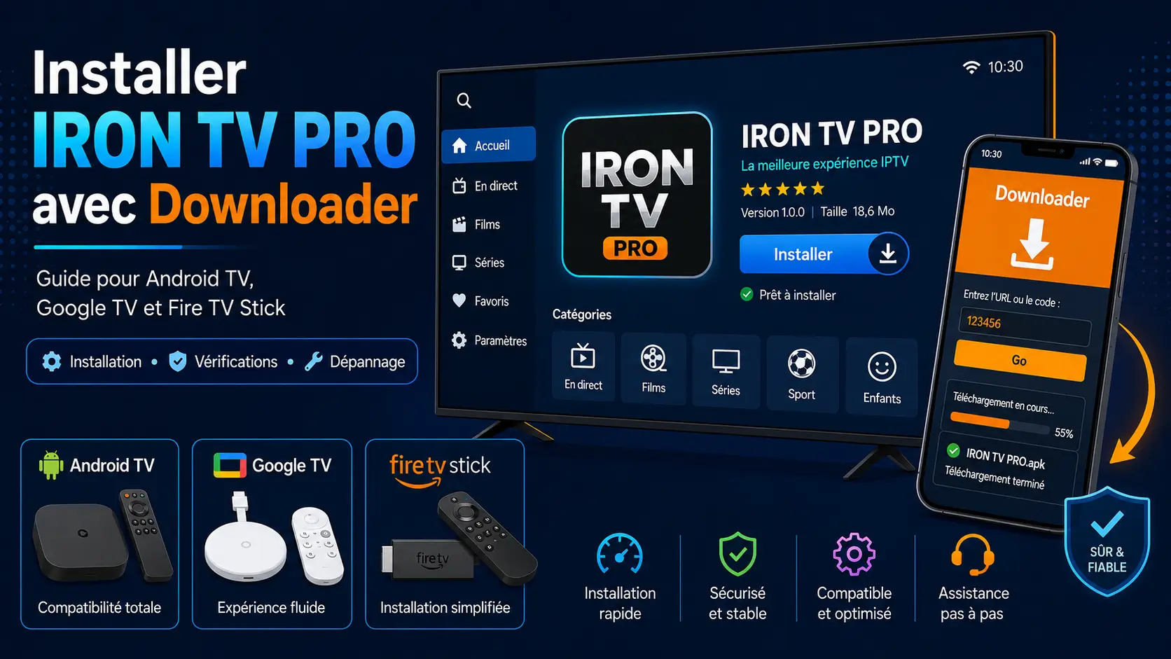 Downloader : Guide Ultime pour Installer IRON TV PRO